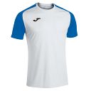 Joma Academy IV SS Tee White / Royal Blue