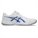 ASICS Court Slide 4 White / Dark Cobalt