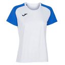 Joma Academy IV Woman SS Tee White / Royal Blue