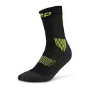 CEP Core Run Mid Cut Socks 5.0 Black / Lime