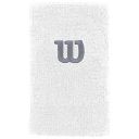 Wilson Extra Wide Wristband White / Trade Winds