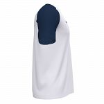 Joma Academy IV SS Tee White / Navy Blue