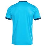 Joma Court SS Tee Fluorescent Turquoise / Navy Blue