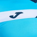 Joma Court SS Tee Fluorescent Turquoise / Navy Blue