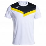 Joma Court SS Crew Neck Tee White / Black