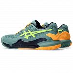 ASICS Gel-Resolution 9 Padel Celadon / Safety Yellow