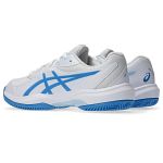 ASICS Gel-Game GS Clay / OC - White / Blue Coast