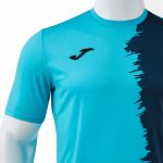 Joma Picasho SS Tee Fluorescent Turquoise / Dark Navy
