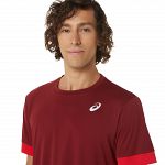 ASICS Court SS Top Beet Juice / Classic Red