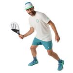 ASICS Padel Court Graphic SS Top Cream