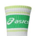 ASICS AEG Logo Crew Socks 3-Pack Illuminate Green / Aegean Blue / Bluebell