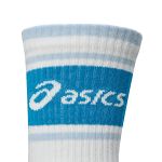 ASICS AEG Logo Crew Socks 3-Pack Illuminate Green / Aegean Blue / Bluebell