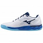 Mizuno Wave Enforce Court AC White / Estate Blue / River Blue