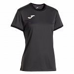 Joma Combi Premium Woman SS Tee Dark Gray / Black