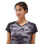 Yonex Ladies Crew Neck Club T-Shirt 0034 Black