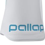 Pallap Tech Women's V-Neck T-Shirt White / Cyan Blue