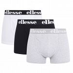 Ellesse Bokserki Hali 3-Pack Black / Grey / White