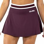 Quad Slick Skirt Burgundy