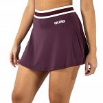 Quad Slick Skirt Burgundy