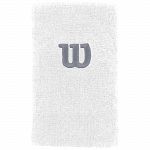 Wilson Extra Wide Wristband White / Trade Winds