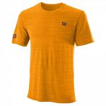 Wilson Kaos Rapide Crew Men's T-Shirt Orange