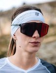 Compressport Thin Headband On/Off White