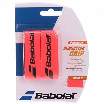 Babolat Sensation Grip Fluo Red x2