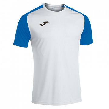 Joma Academy IV SS Tee White / Royal Blue
