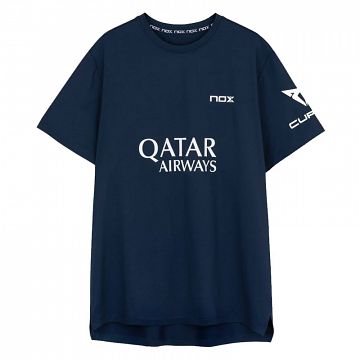 Nox Camiseta Sponsors AT10 T-Shirt Azul Marino