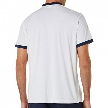 ASICS Court Polo Shirt Brilliant White / Midnight