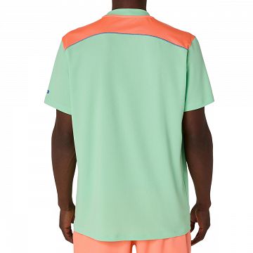 ASICS Padel Court SS Top Menthol / Vivid Coral