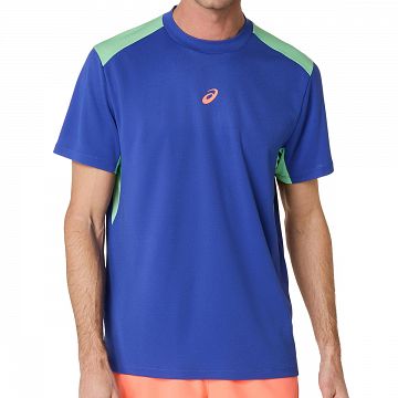 ASICS Padel Court SS Top Dark Cobalt / Menthol