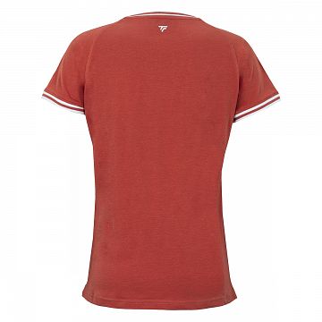 Tecnifibre Team Stretch Lady Tee Terracotta