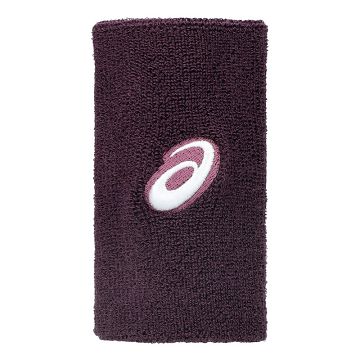 ASICS Long Wristband Pair Dark Aubergine 2 szt.