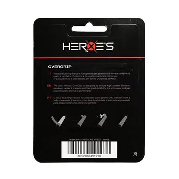 Heroe's High Level Overgrip 3-Pack White