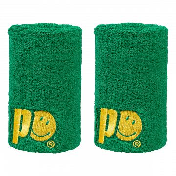 Prince X Smiley Doublewide Wristband 2-Pack Green