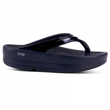 OOFOS OOmega Thong Black