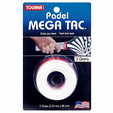 Tourna Padel Mega Tac 3Pack White