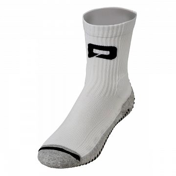 Pallap Regular Padel Socks with Grip White / Black