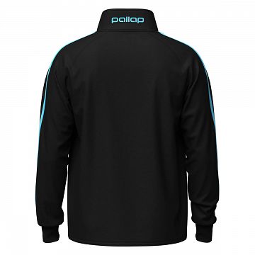 Pallap Full Zip Men's Jacket Black / Cyan Blue