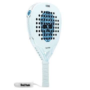 Skull Padel V2080 White / Blue 12K