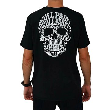 Skull Padel Sportshirt Men Black / White