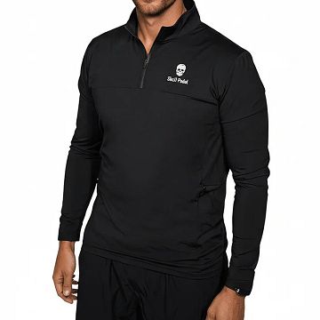 Skull Padel Longsleeve Men Black / White