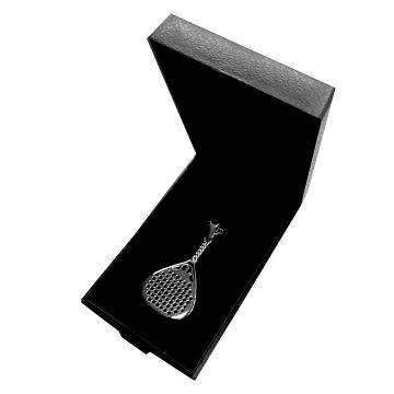 Skull Padel Necklace Silver