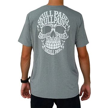 Skull Padel Sportshirt Men Grey / White