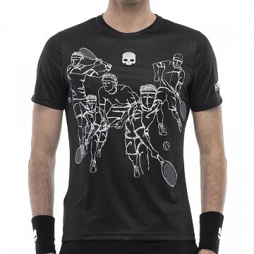 Hydrogen Sketch Tech T-Shirt Black / White