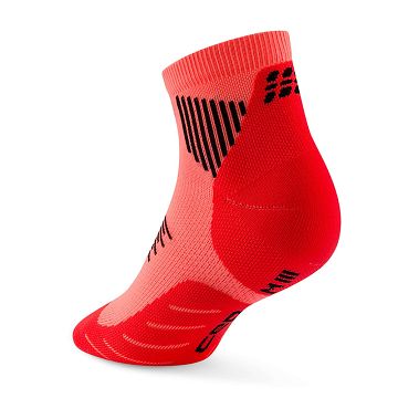 CEP Core Run Low Cut Socks 5.0 Neon Coral