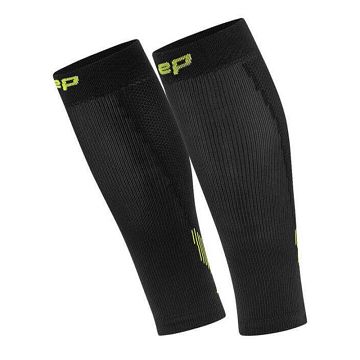 CEP Core Run Compression Calf Sleeves 5.0 Black / Lime