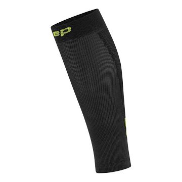 CEP Core Run Compression Calf Sleeves 5.0 Black / Lime