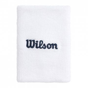 Wilson Wide Terry Wristbands Bright White